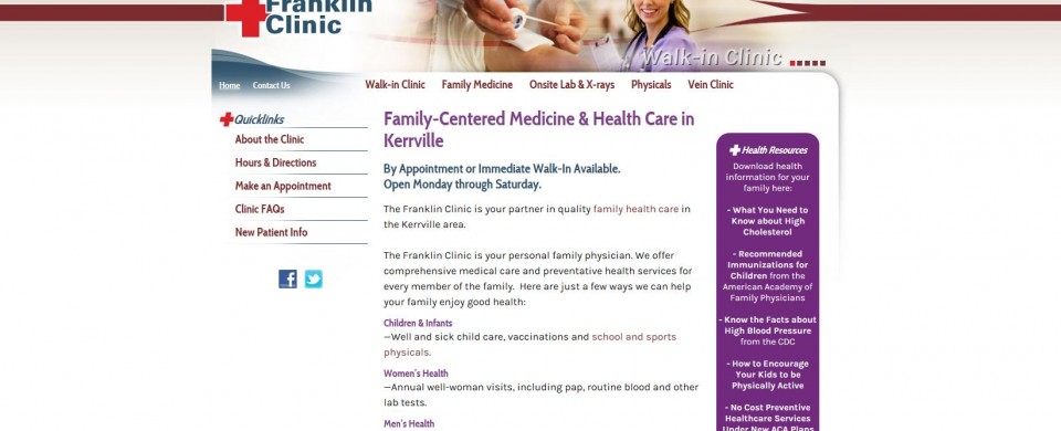 Franklin Clinic, Kerrville, TX1st Click Consulting